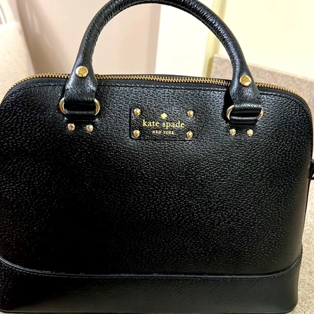 Kate Spade ♠️ New York Grove Street Carli black satchel LIKE NEW! - Picture 13 of 16